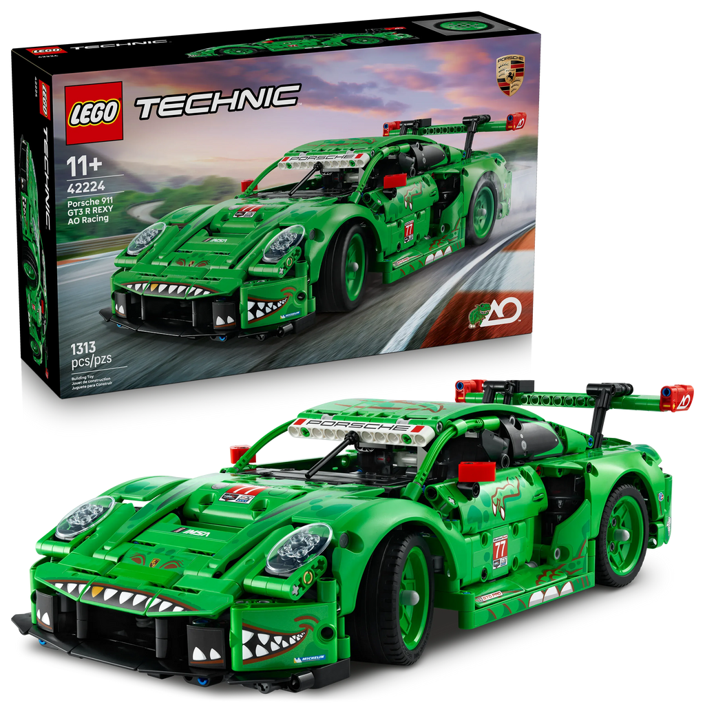 LEGO® Technic Porsche 911 GT3 R REXY AO Racing Car 42224
