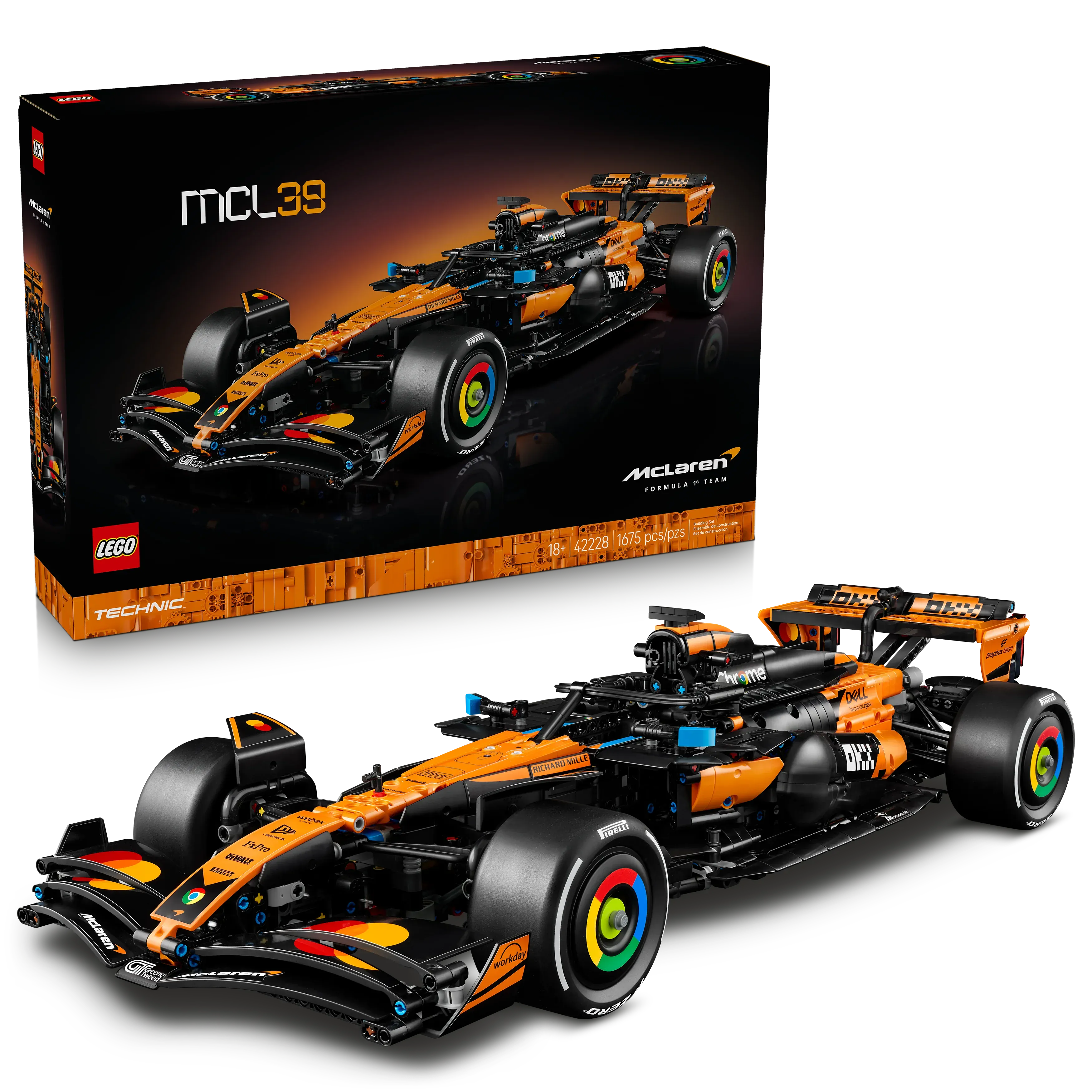 LEGO® Technic McLaren MCL39 F1® Car 42228