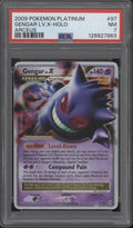 Gengar Lv X Pokémon Platin Arceus Holo #97 PSA 7