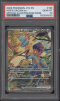 Hop's Zacian ex Pokemon Journey Together Special Illustration Rare #186 PSA 10