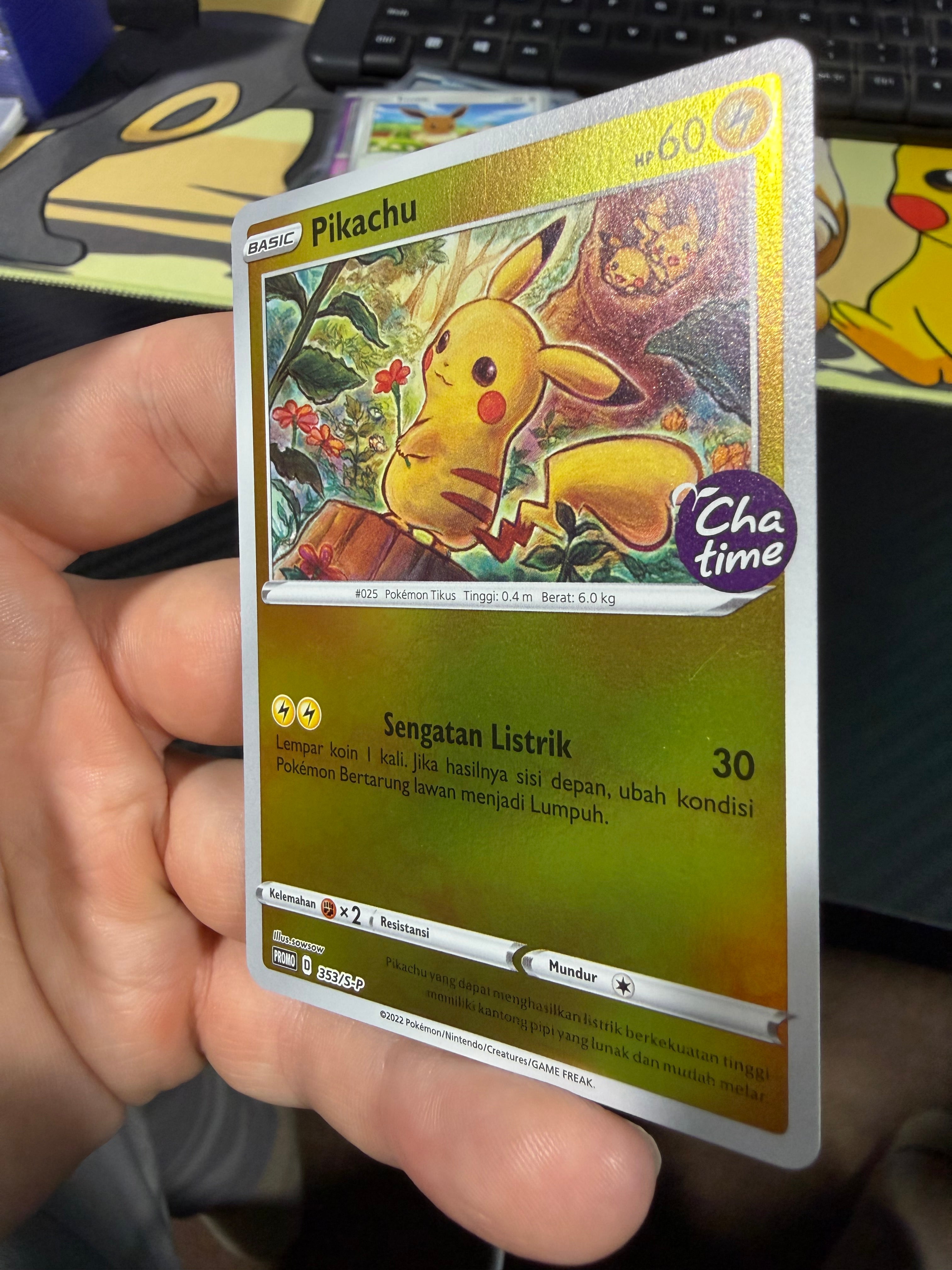 Pikachu - Promo 353/S-P - Cha Time Stamped