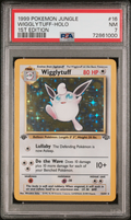 PSA 7 WIGGLYTUFF-HOLO 1ST EDITION