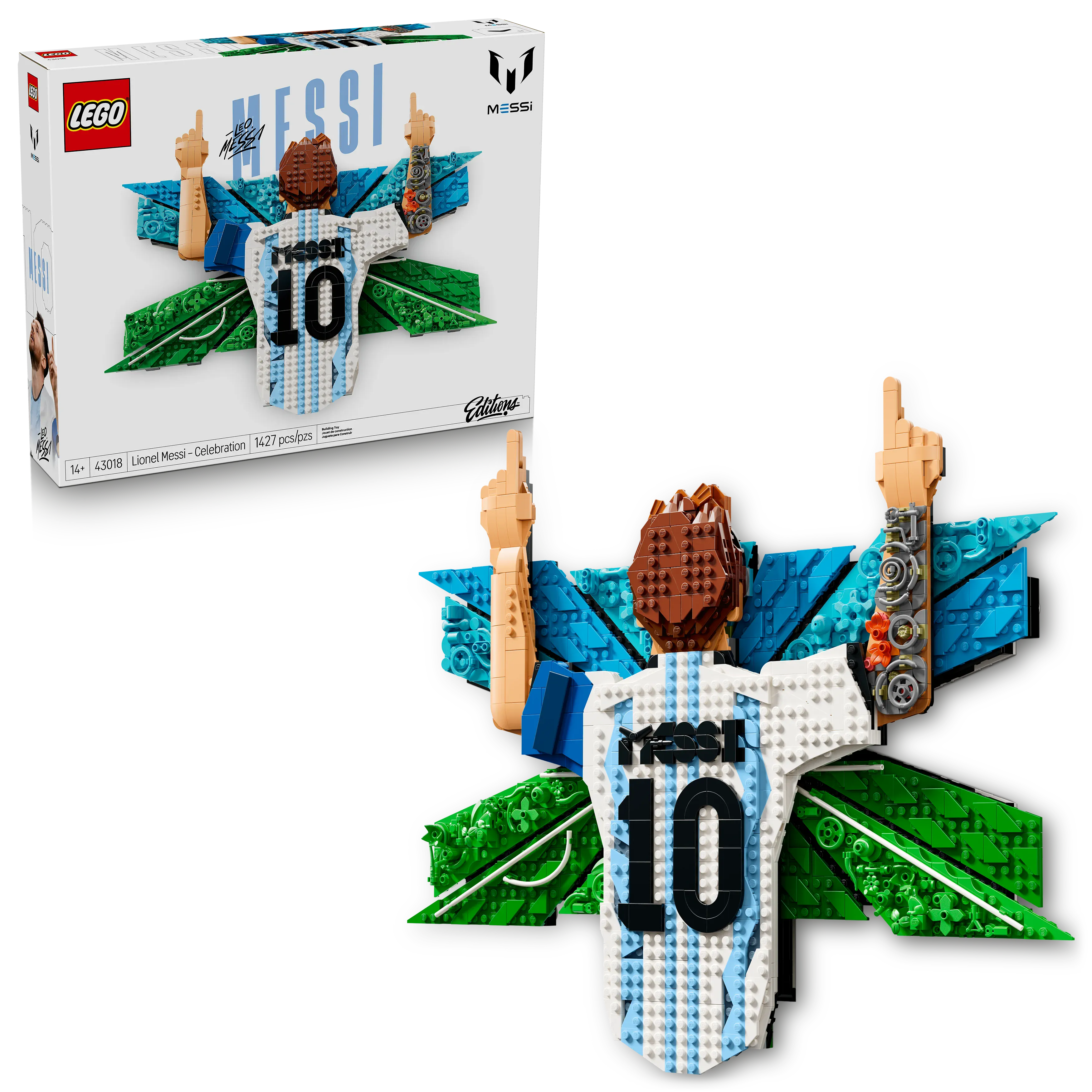 LEGO® Editions Football Lionel Messi – Celebration 43018