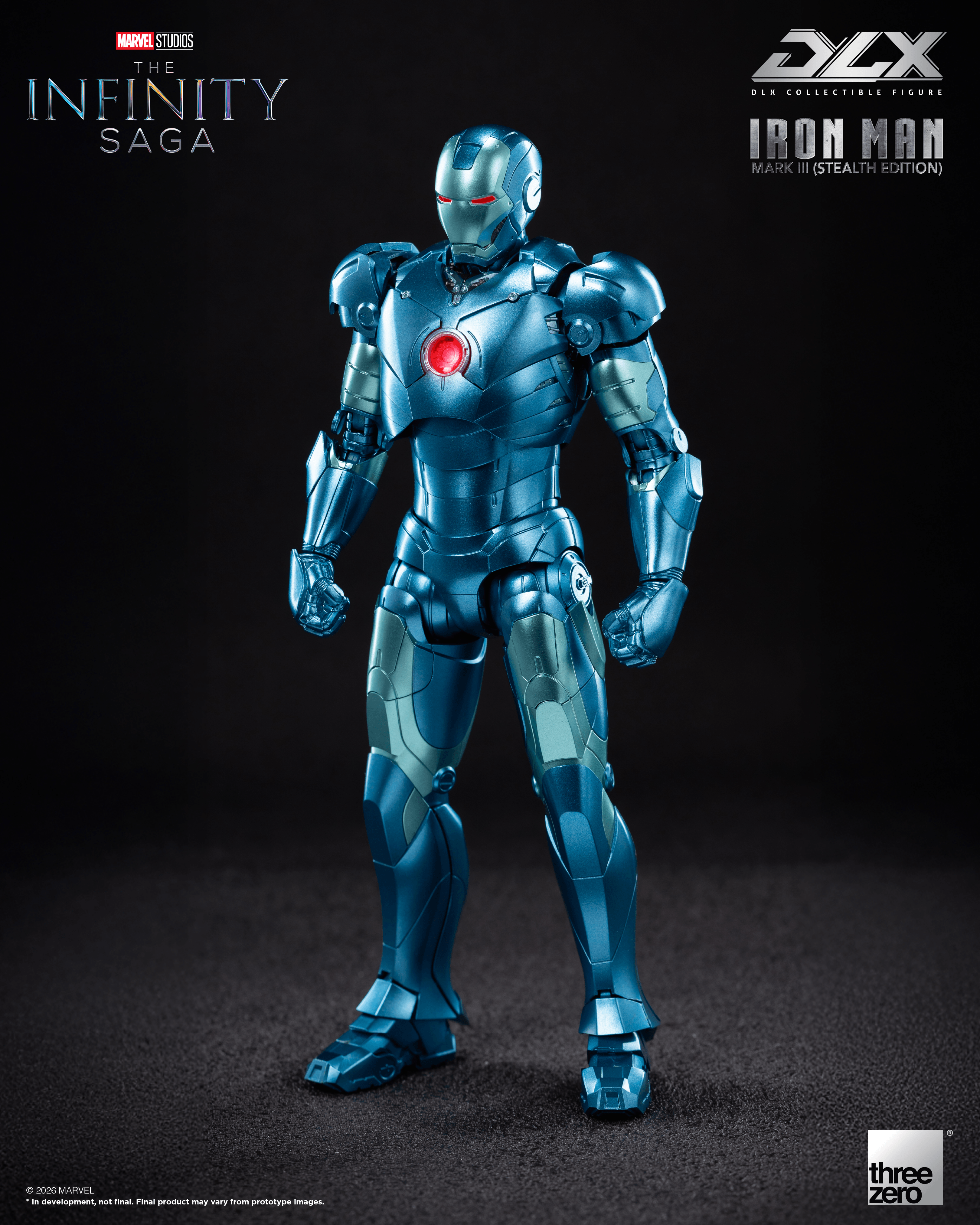 Marvel Studios: The Infinity Saga - DLX Iron Man Mark 3 (Stealth Edition)