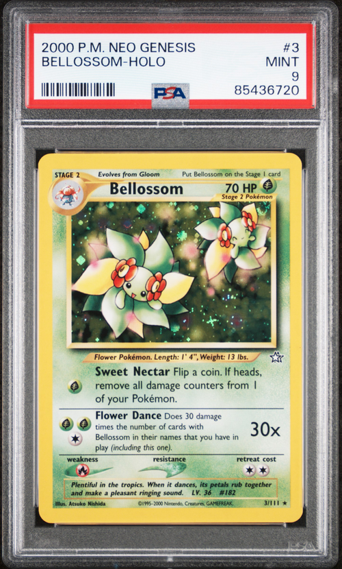 PSA 9 BELLOSSOM-HOLO