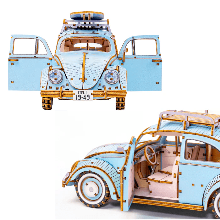 wa-gu-mi Volkswagen Type 1 Beetle BLUE