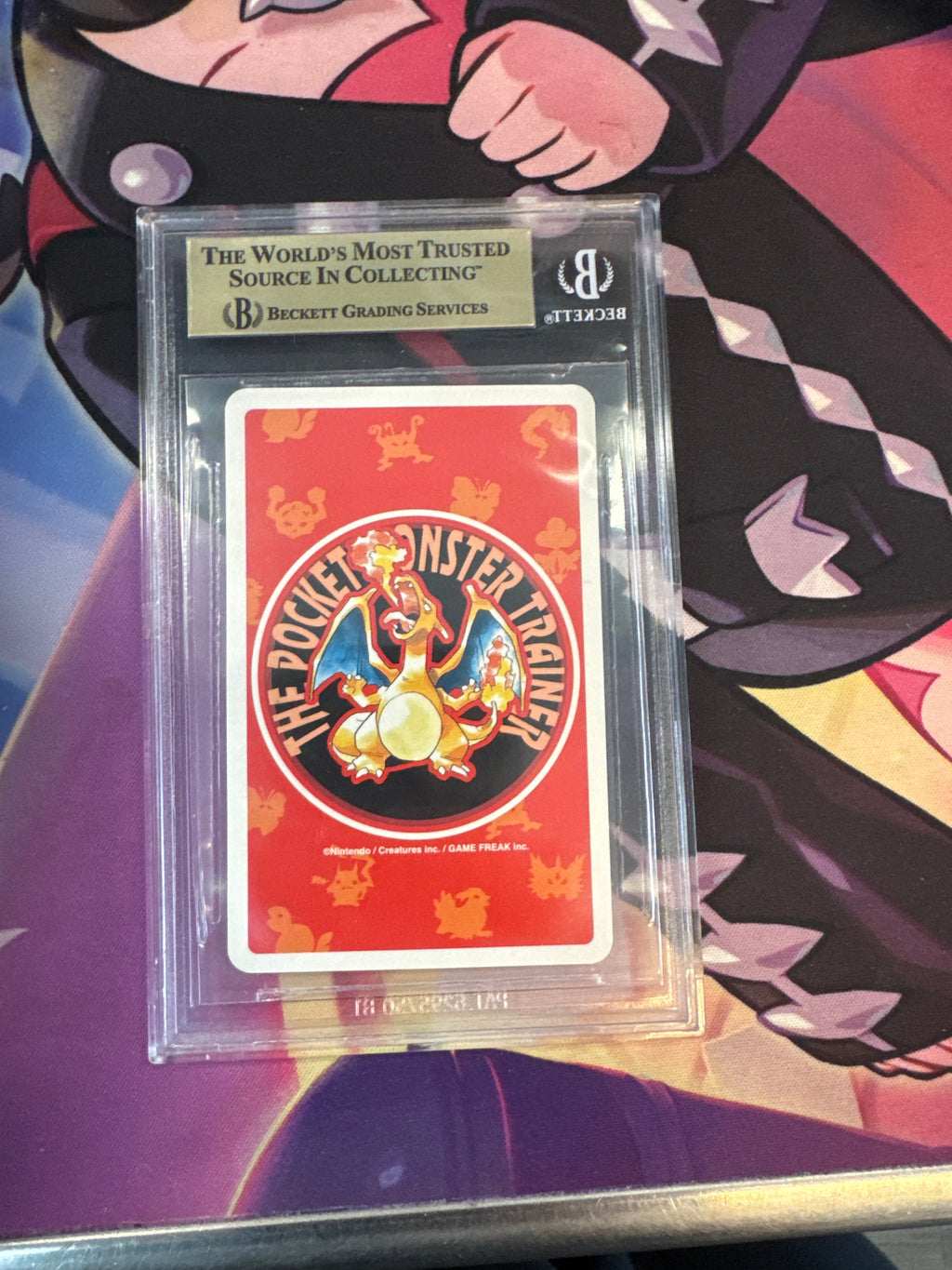 Blastoise #9 (4 of hearts) Beckett 9.5
