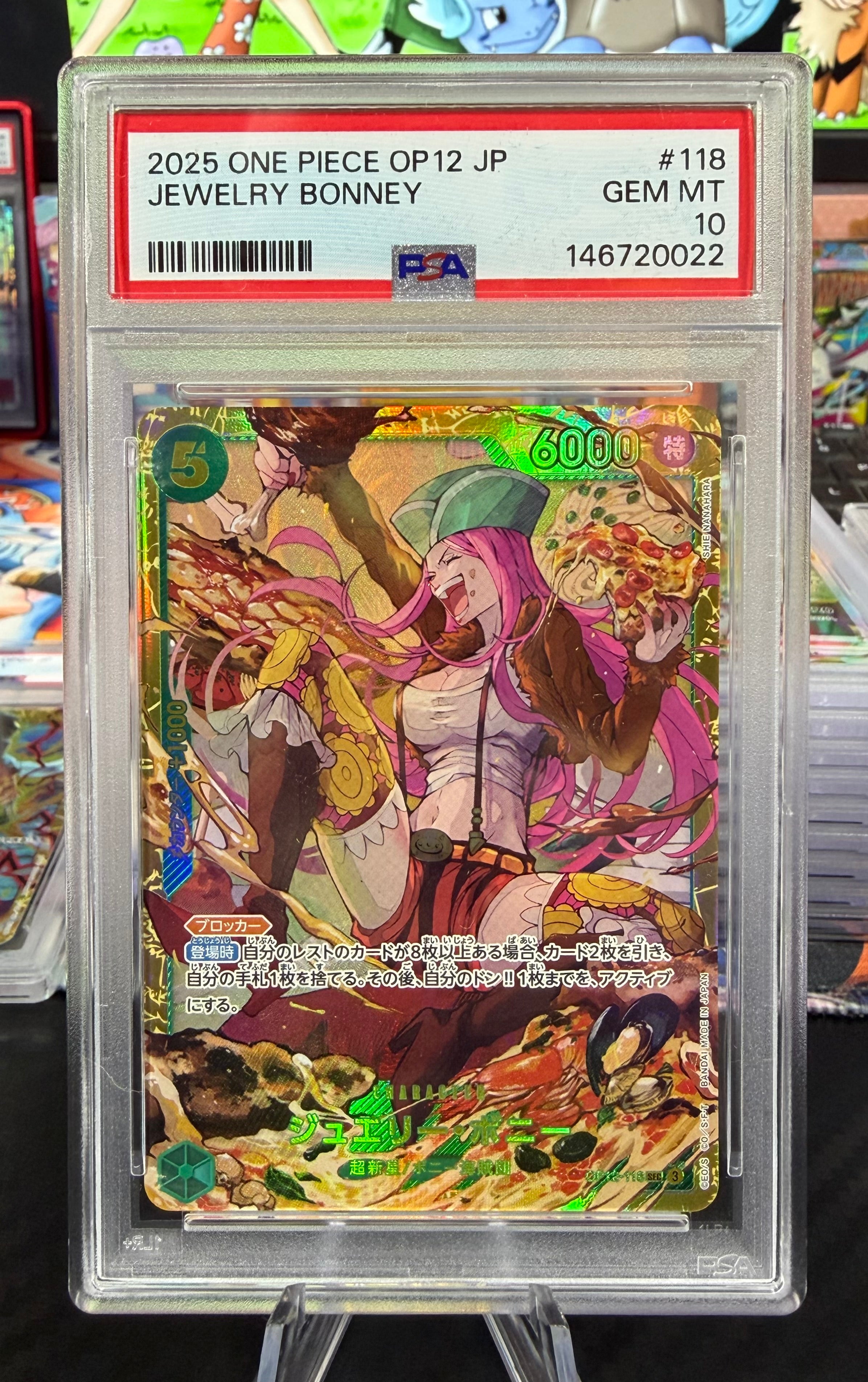 PSA 10 - Jewelry Bonney - SEC - OP12-118 - Legacy of The Master
