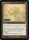 Gilded Lotus (Schematic) (Serial Numbered) - The Brothers' War: Retro Frame Artifacts (BRR)