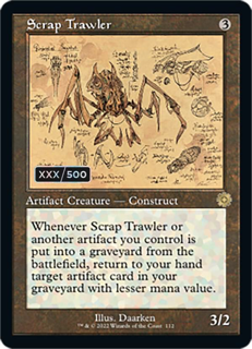 Scrap Trawler (Schematic) (Serial Numbered) - The Brothers' War: Retro Frame Artifacts (BRR)