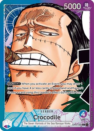 Crocodile 062 Parallel [OP01-062] One Piece - Romance Dawn
