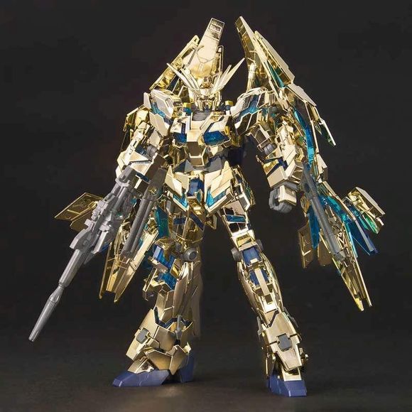 Bandai Unicorn Gundam 03 Phenex Destroy Mode Gold & Silver Coating Set GFT HG 1/144 Model Kit