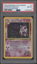 Sabrina's Gengar Pokemon Gym Heroes Holo 1st Edition #14 PSA 8