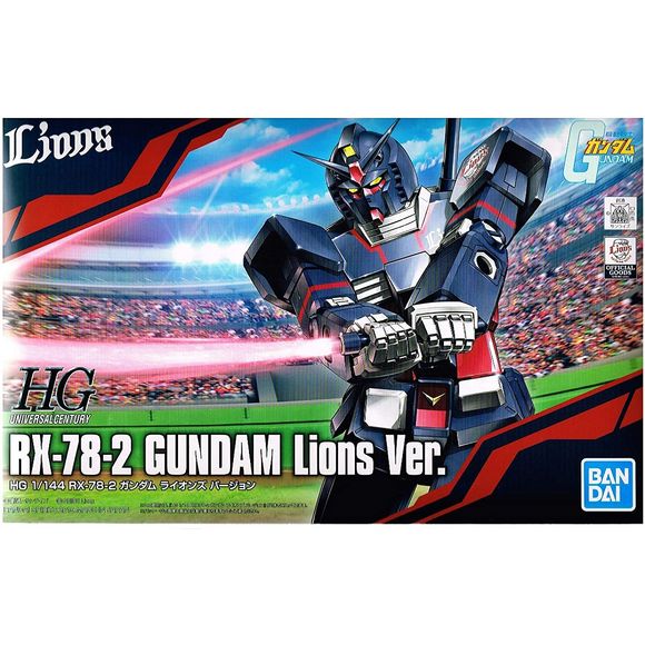 Bandai Gundam RX-78-2 Saitama Seibu Lions Baseball Ver. HG 1/144 Model Kit