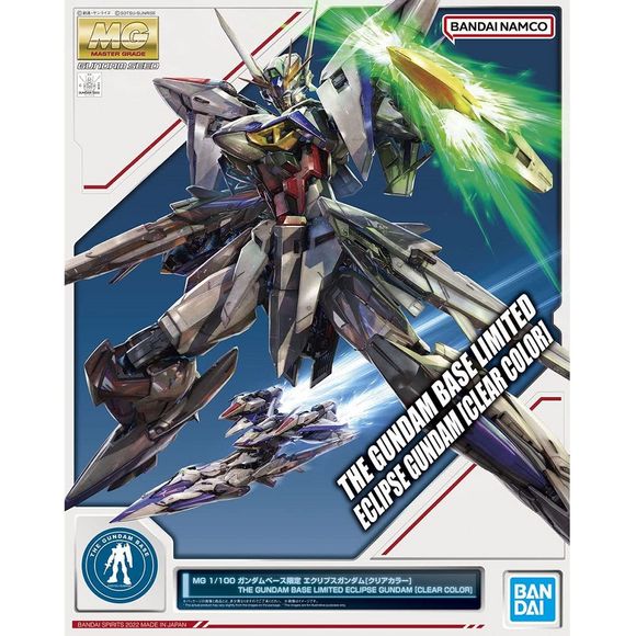 Bandai Gundam Base Limited Eclipse Gundam Clear Color MG 1/100 Scale Model Kit