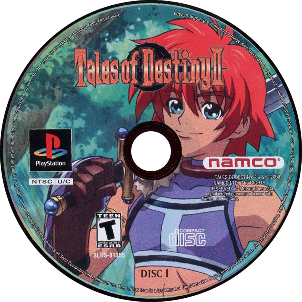 Tales of Destiny II [3 Discs] - PlayStation