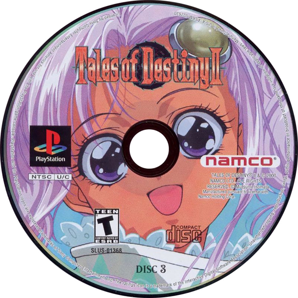 Tales of Destiny II [3 Discs] - PlayStation