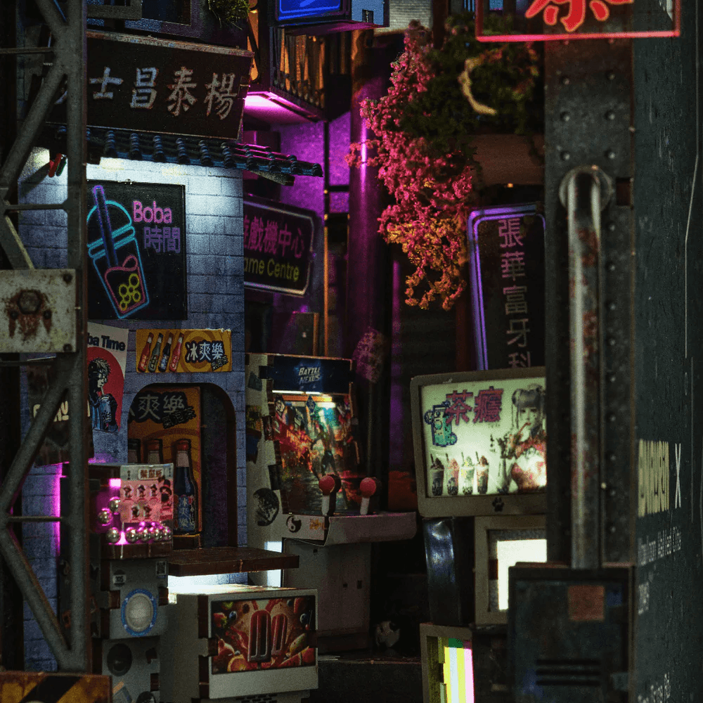Kowloon Walled City 2049 Book Nook Kit(8881300806026)