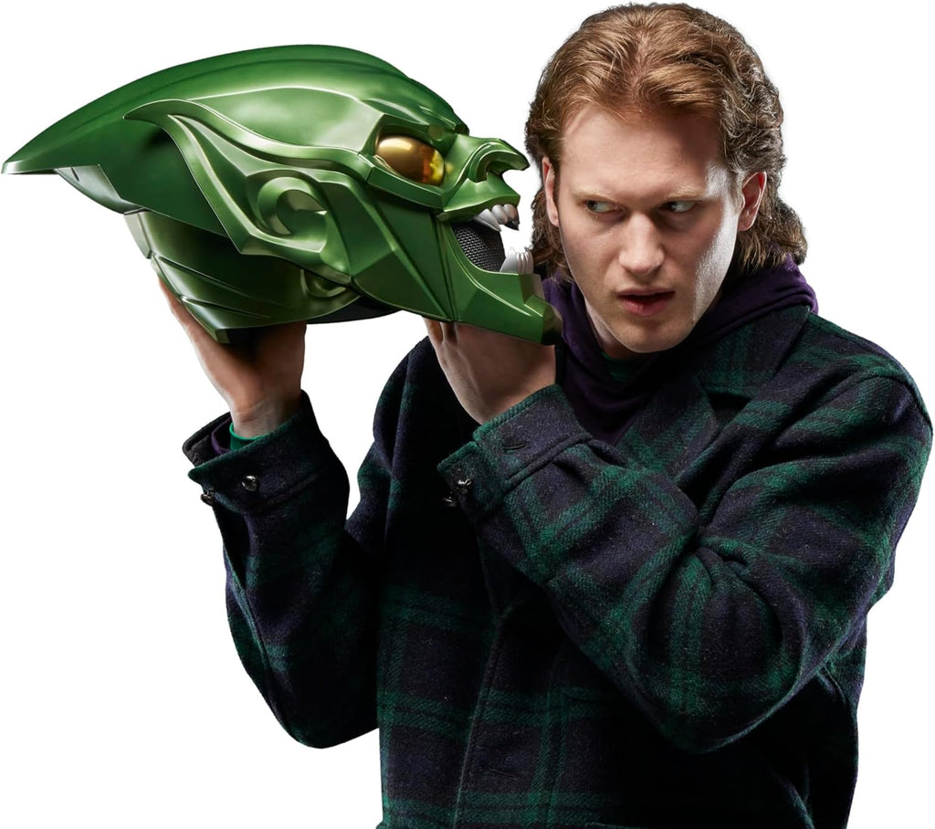 Marvel Legends Spider-Man: No Way Home Green Goblin Premium Roleplay Helmet Prop Replica