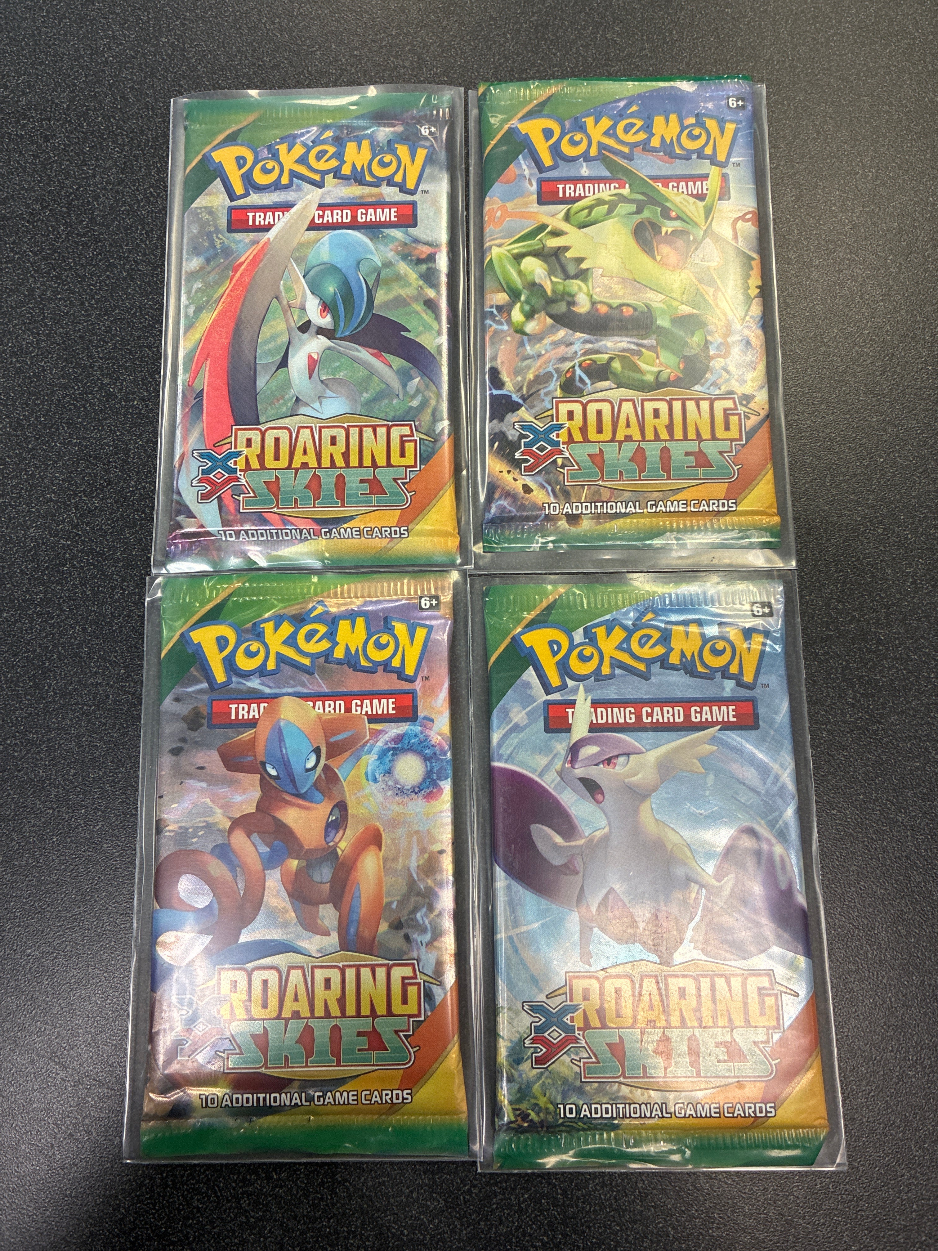 Roaring Skies Booster Pack Art Set (4)