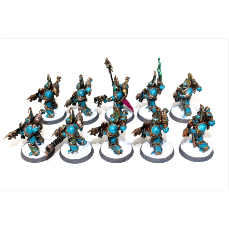 Warhammer Thousand Sons Rubric Marines Well Painted JYS45