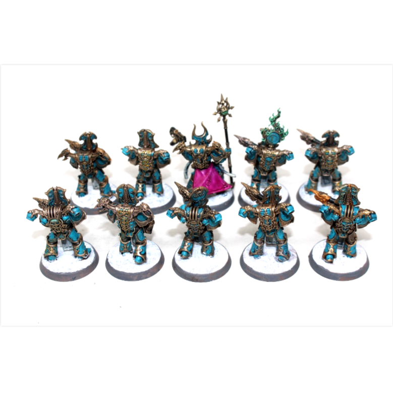 Warhammer Thousand Sons Rubric Marines Well Painted JYS45