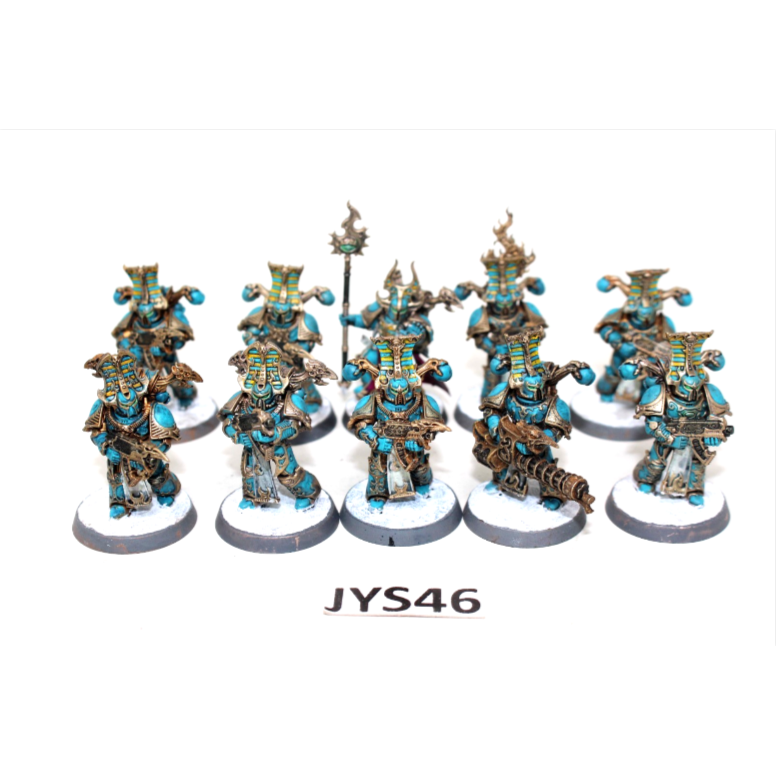 Warhammer Thousand Sons Rubric Marines Well Painted JYS46