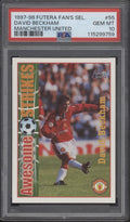 David Beckham 1997-98 Futera Fan's Selection Manchester United #55 PSA 10