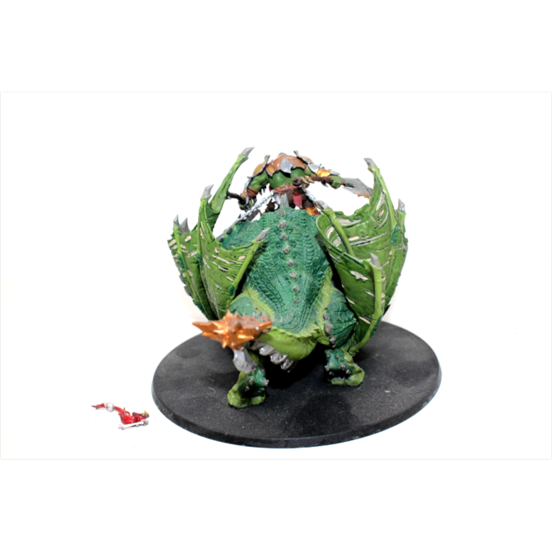 Warhammer Orcs and Goblins Ironjaws Megaboss on Maw-krusha Well Painted ULN12