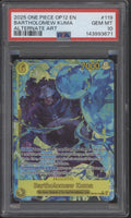 Bartholomew Kuma One Piece Card Game OP12 Alternate Art #119 PSA 10