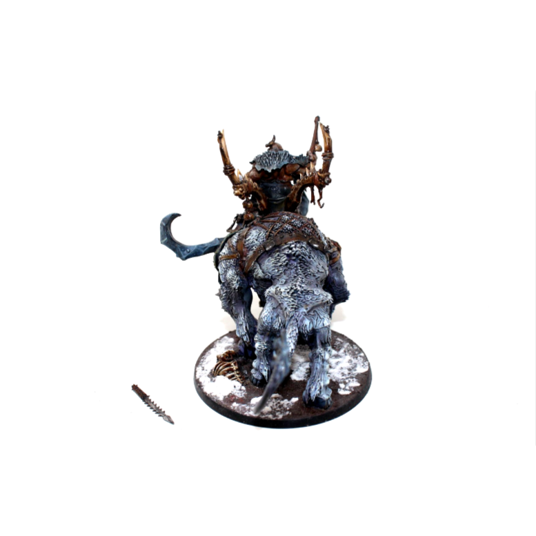 Warhammer Ogre Kingdoms Huskard on Stonehorn Well Painted ULN12