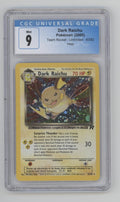 Dark Raichu Pokemon Team Rocket Holo #83 CGC 9