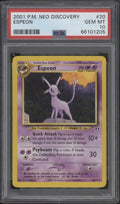 Espeon Pokémon Neo Discovery #20 PSA 10