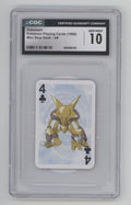 Alakazam Pokemon Playing Cards Mini Blue Deck CGC 10