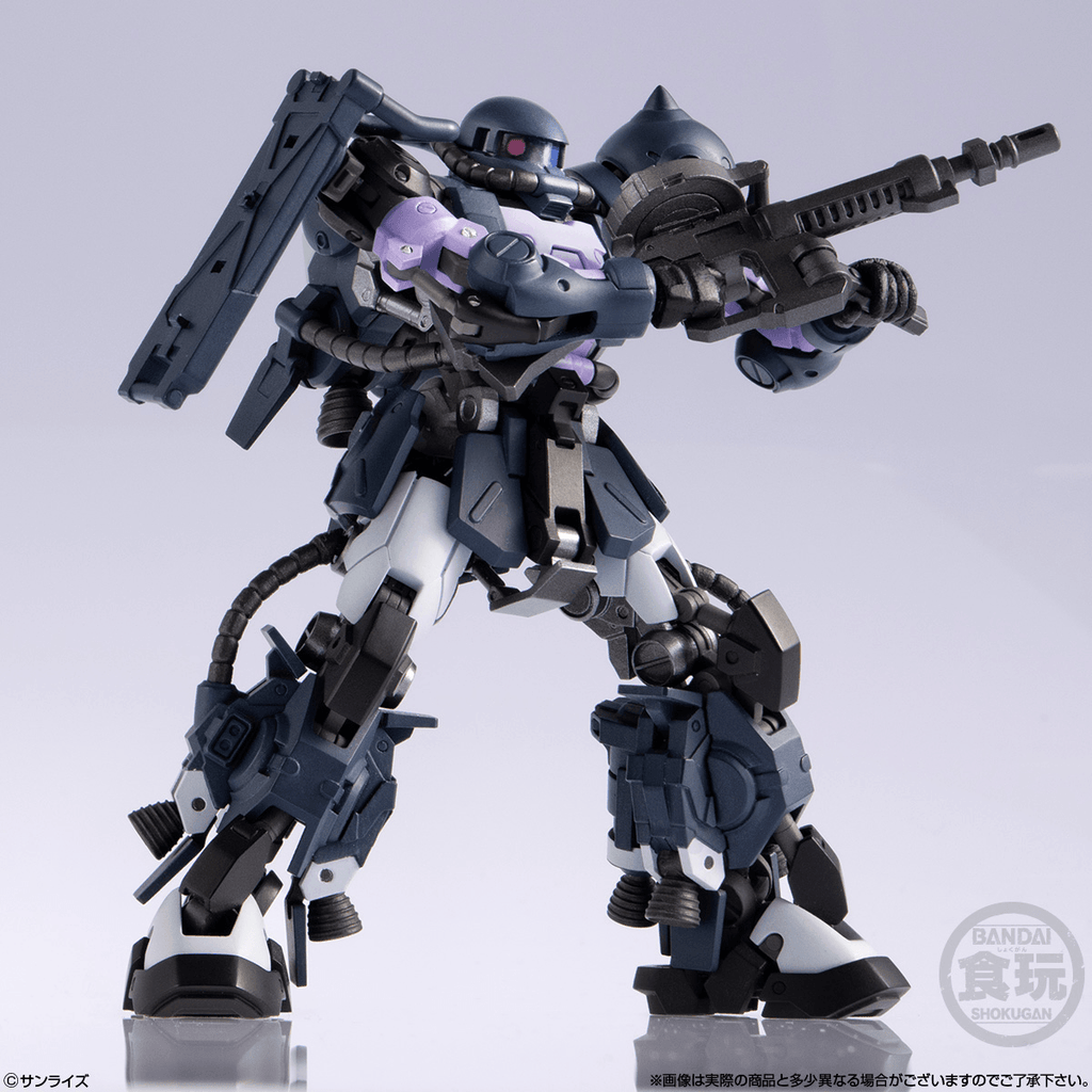 Zaku II High Mobility Type (Black Tri-Stars Custom) "Gundam", Bandai Shokugan Gundam Artifact PRO