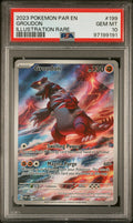 Psa 10 2023 POKEMON PAR EN-PARADOX RIFT #199 GROUDON ILLUSTRATION RARE