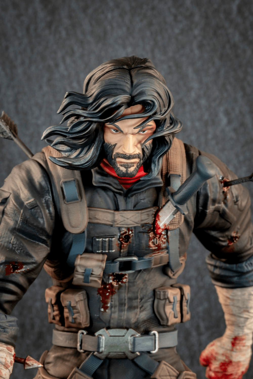 "B" - BRZRKR Comic Figure