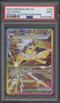Jolteon ex Pokémon Prismatic Evolutions Special Illustration Rare #153 PSA 9 #2