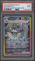 Aquana ex Pokémon Prismatic Evolutions Special Illustration Rare #149 PSA 9