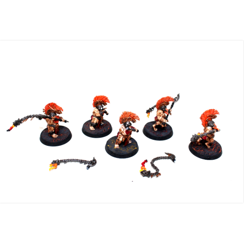 Warhammer Dwarf Fyreslayers Hearthguard Well Painted JYS25