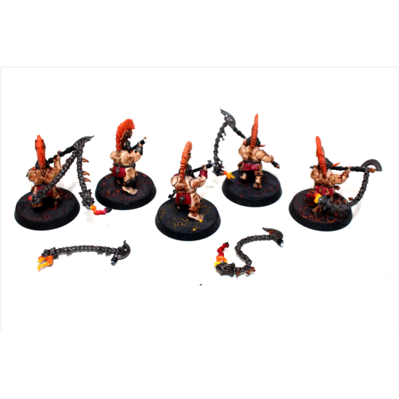 Warhammer Dwarf Fyreslayers Hearthguard Well Painted JYS25