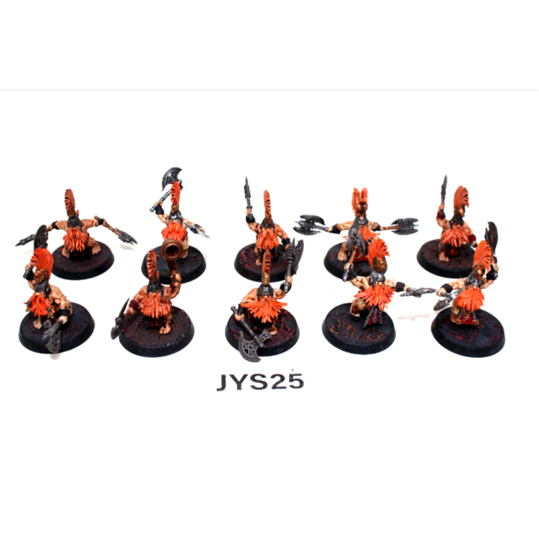 Warhammer Dwarf Fyreslayers Berzerkers Well Painted JYS25