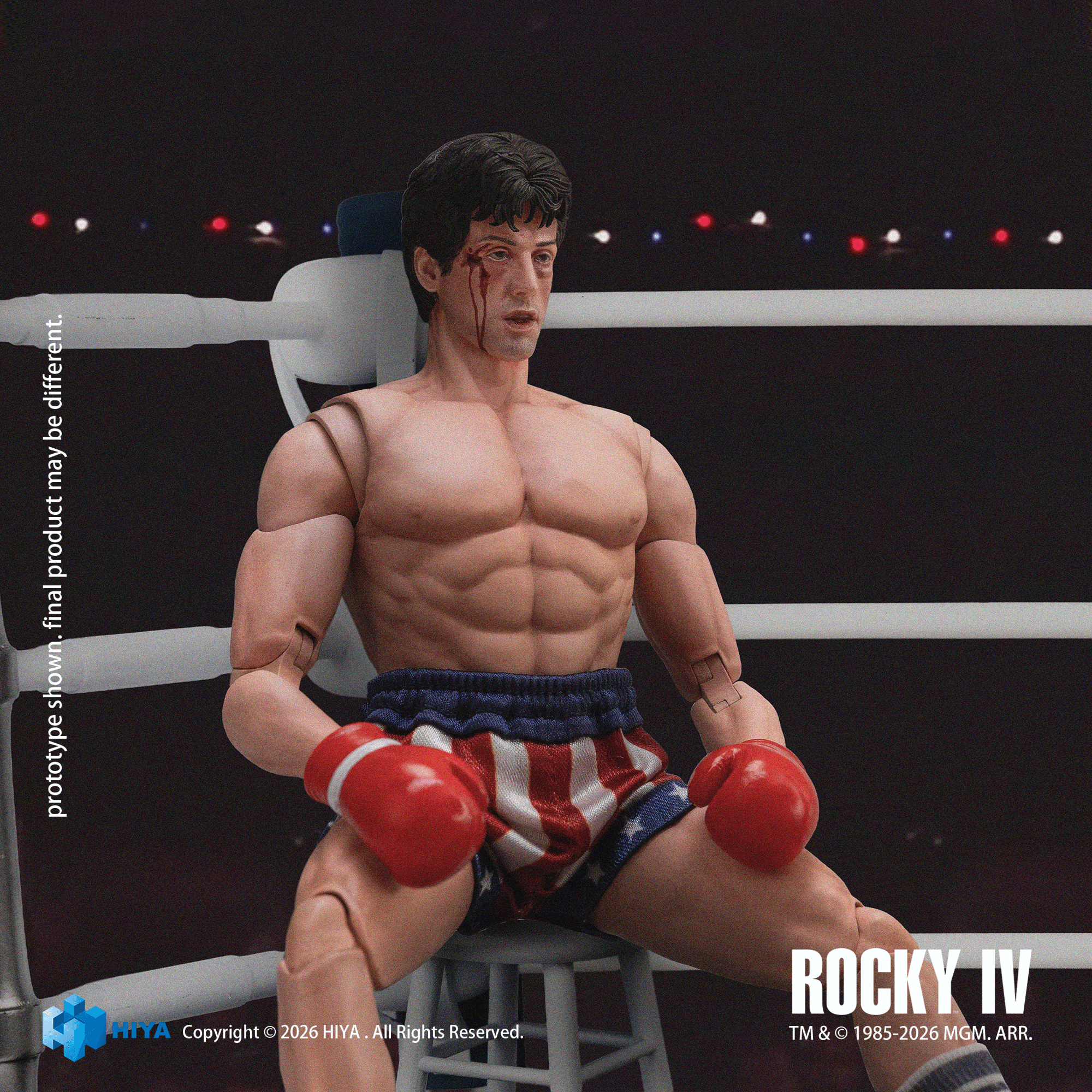 1/12 Scale 6.3 Inch Rocky IV Rocky Boxer Version Action Figure