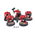 Warhammer Blood Angels Assault Terminator Squad A34