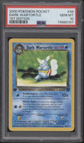Dunkles Schillock Pokémon Team Rocket 1. Edition #46 PSA 10