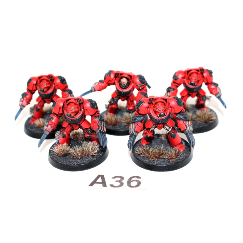 Warhammer Blood Angels Assault Terminator Squad A36