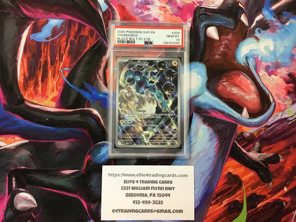 Thundurus [Pokemon Center] #209 Pokemon Promo (PSA 10)