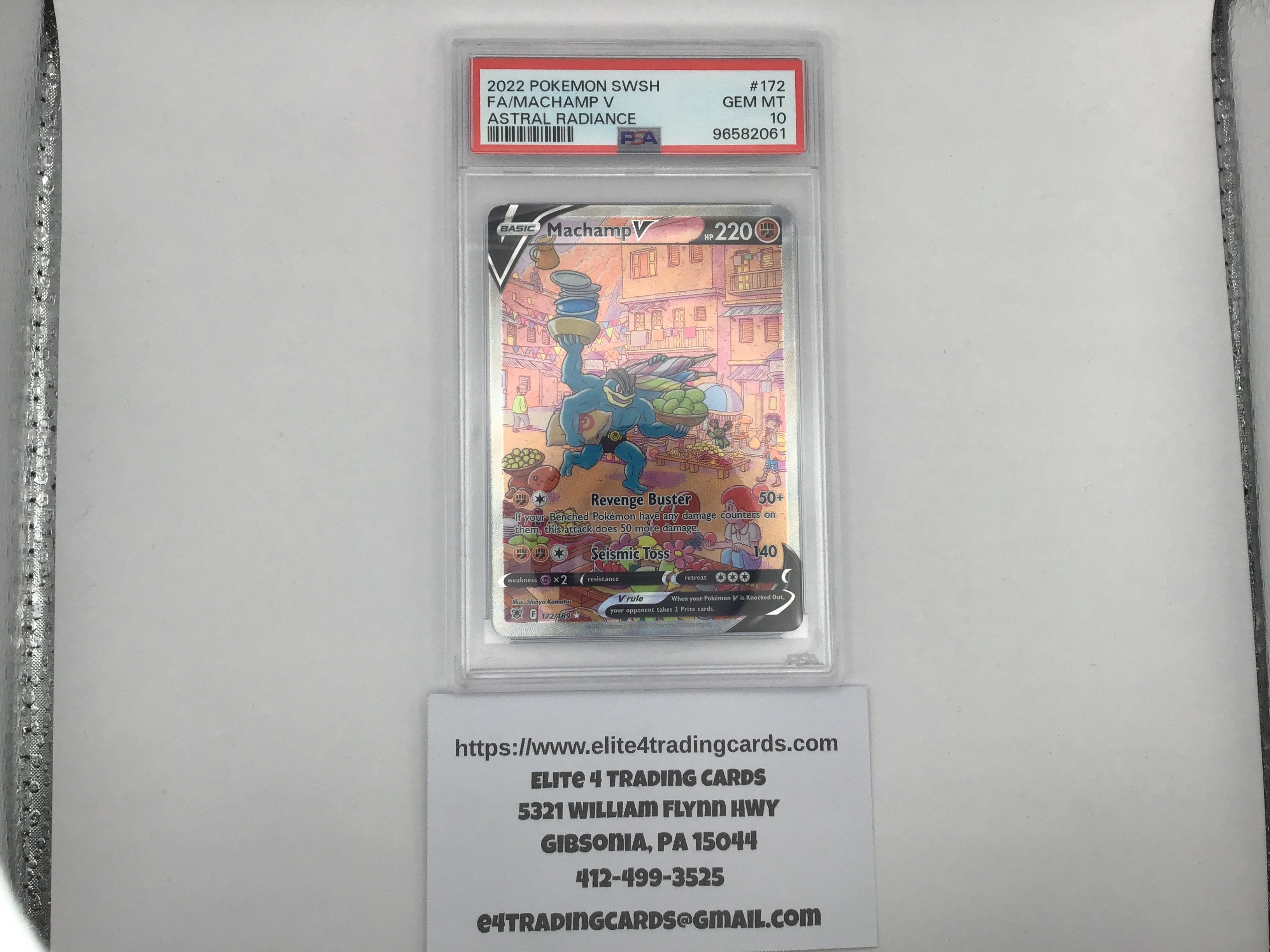 Machamp V #172 Pokemon Astral Radiance (PSA 10)