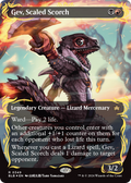 FOIL Gev, Scaled Scorch (BLB-349) - Bloomburrow - Magic The Gathering