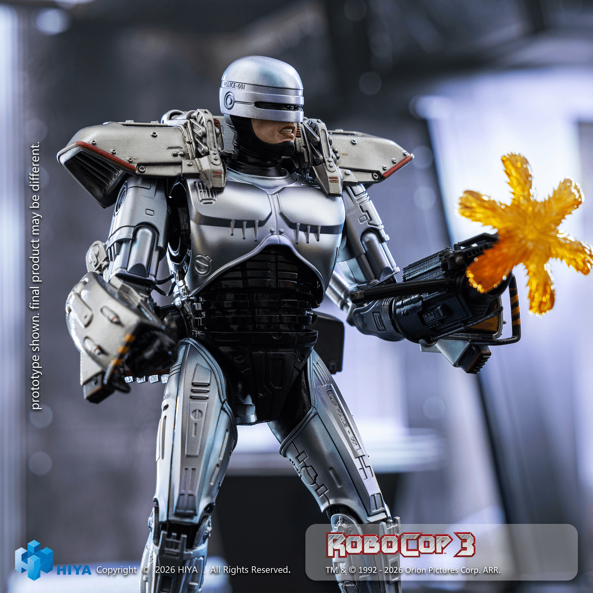 HIYA Exquisite Super Series 112 Scale 6.5 Inch RoboCop 3 RoboCop Action Figure